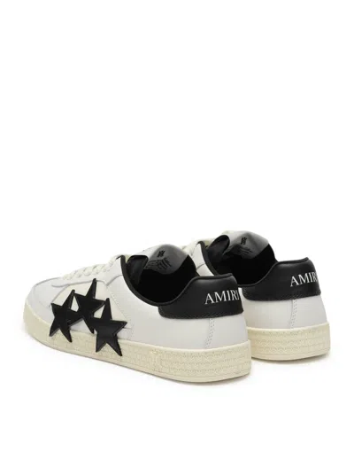 Amiri Pacific Low Top Sneaker With Star Patches In White