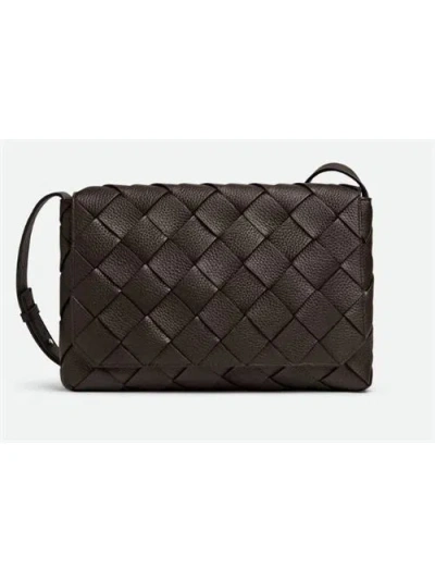 Bottega Veneta Diago Leather Crossbody Bag In Brown