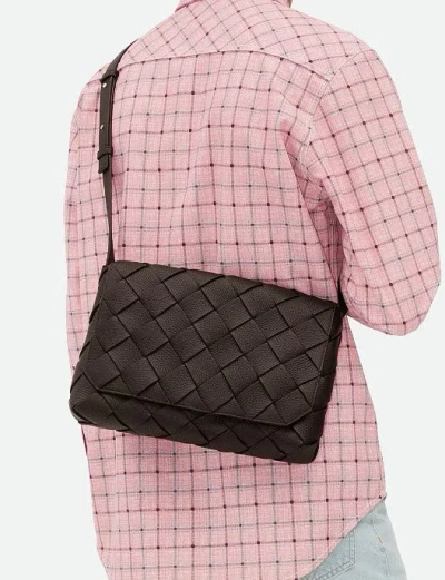 Bottega Veneta Diago Leather Crossbody Bag In Brown