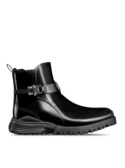 Dior Christian  Men  Combat Jodhpur Ankle Boot In Black