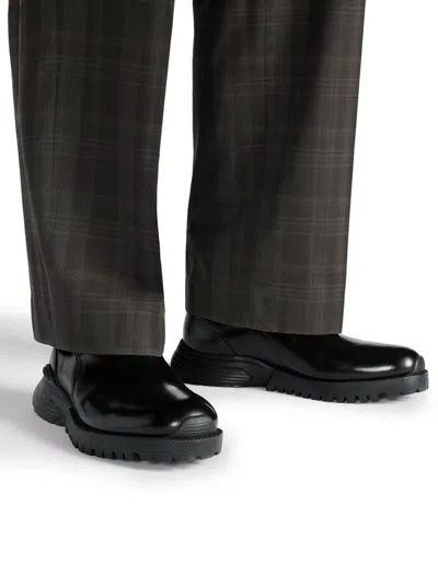 Dior Christian  Men  Combat Jodhpur Ankle Boot In Black