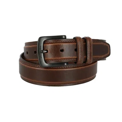 Columbia Men's Leather Double Loop Padded Belt In Brown