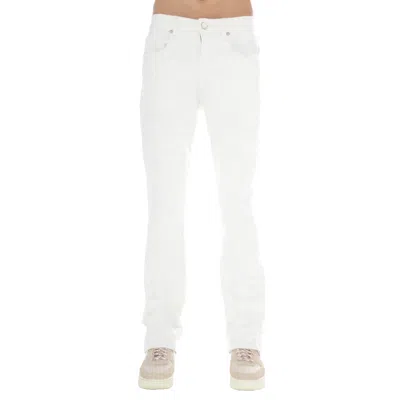 Hvman Mars Bootcut In Pearl In White