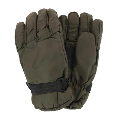 Iceberg Polar Wear Men's Thermal Lined Solid Color Winter Ski Glove In Green