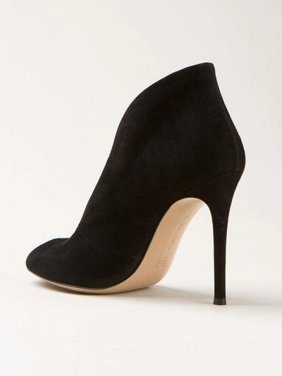 Shop Gianvito Rossi Open Toe Booties