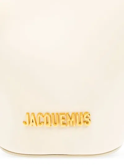Jacquemus Womens Light Ivory Le Petit Bambola Small Leather Top-handle Bag In White