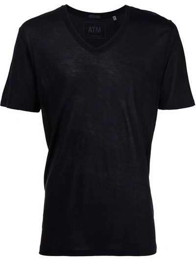 Shop Atm Anthony Thomas Melillo Modal Jersey V-neck Tee