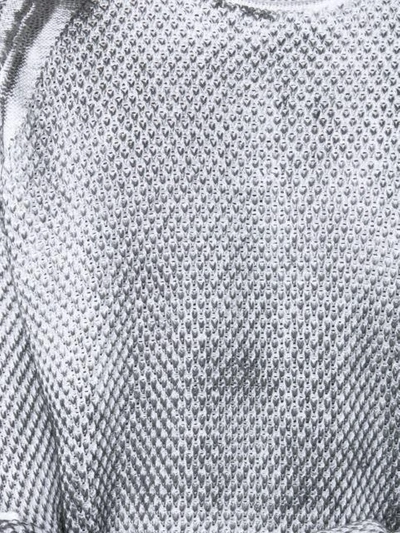 Shop Lost & Found Washed Effect Sweatshirt In White