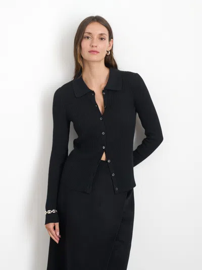 Alex Mill Jackie Polo In Black