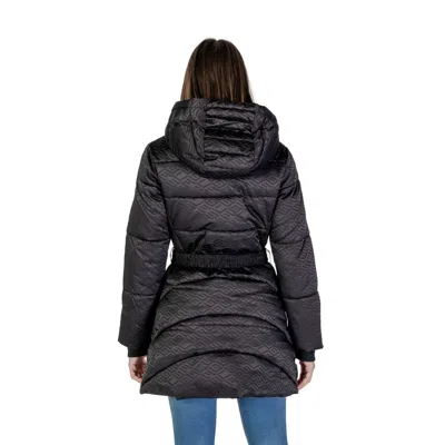 Guess Black Polyester Jackets & Coat In Black
