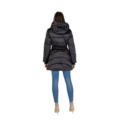 Guess Black Polyester Jackets & Coat In Black