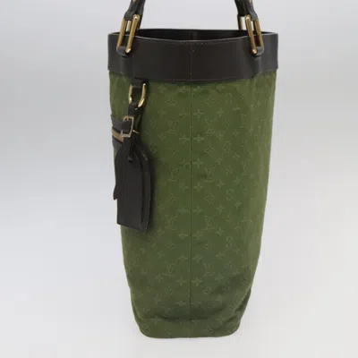 Pre-owned Louis Vuitton Lucille Khaki Canvas Tote Bag ()