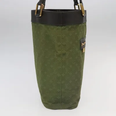 Pre-owned Louis Vuitton Lucille Khaki Canvas Tote Bag ()