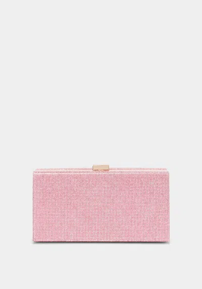 Bebe Betty Rectangle Shoulder Bag In Fuchsia