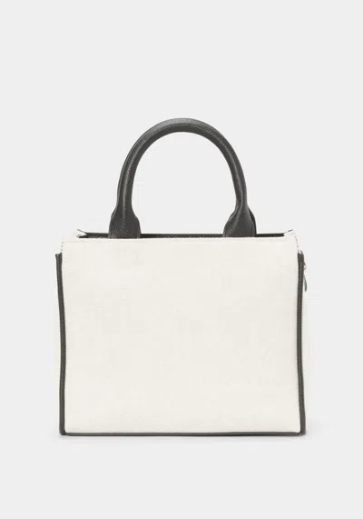 Bebe Paisley Mini Canvas Satchel In Black