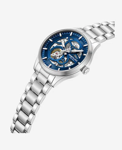 Kenneth Cole New York Automatic Bracelet Watch In Silver