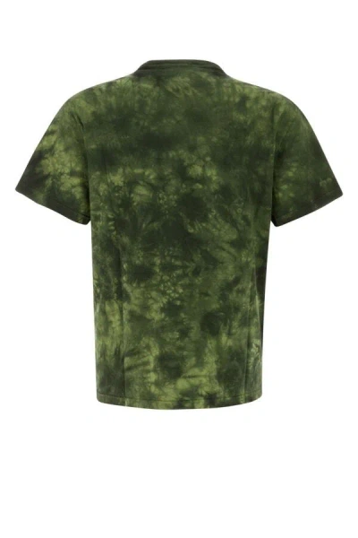 Alexander Mcqueen Tie-dye Effect T-shirt In Green