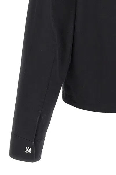 Amiri Embroidered Jacket With Front Pocket And Collar In Black