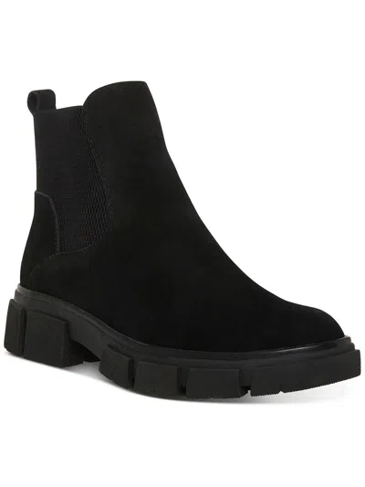 Aqua College Priya Womens Suede Waterproof Chelsea Boots In Multi