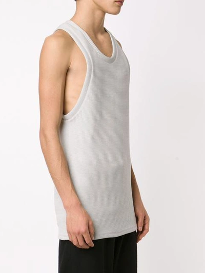 Shop Judson Harmon 'techno' Tank Top In Grey