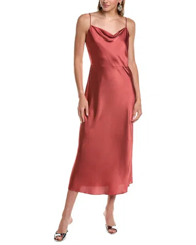 Vince Bias Slip Dress In Multi