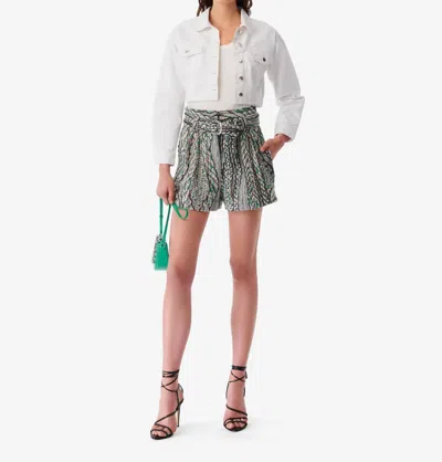 Iro Abrami Belted Tweed Shorts In Multi