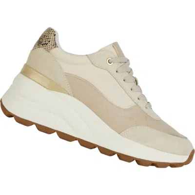 Geox Spherica Platform Wedge Sneaker In Multi