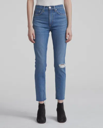 Rag & Bone High Rise Ankle Skinny Jean In Pamela In Multi
