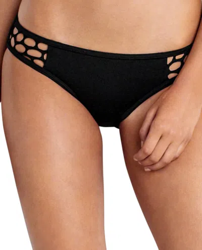Seafolly Hipster Bikini Bottom In Sea Black In Multi