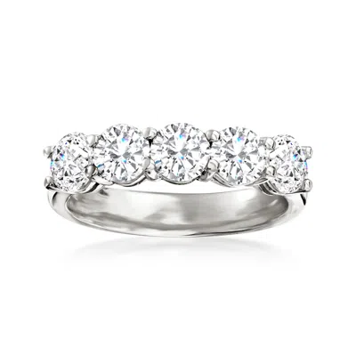 Ross-simons Diamond 5-stone Ring In 14kt White Gold