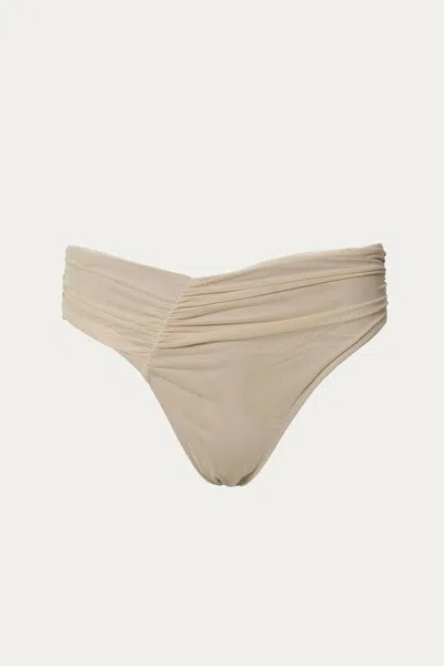 Beth Richards Mesh Delrey Bottom In Sand In Multi