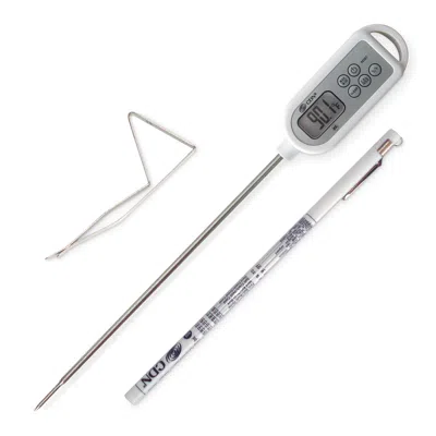 Cdn Proaccurate Long Stem Digital Instant Read Thermometer, White