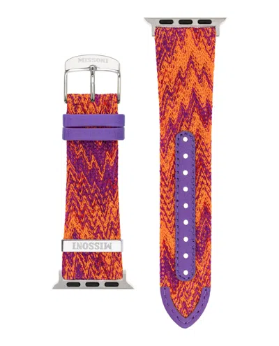 Missoni Fabric Apple Watch Strap In Multi