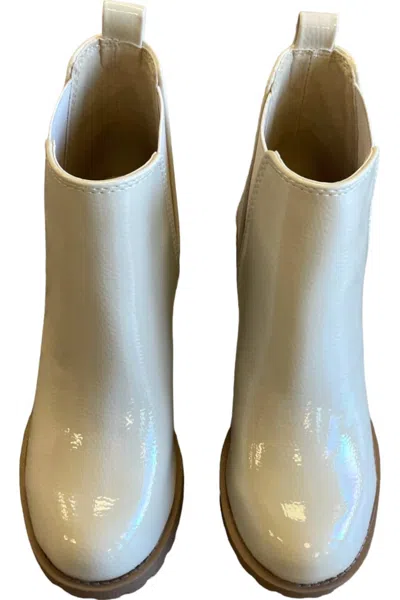 Fortune Dynamic Women's Origami Boots In Bone In Multi