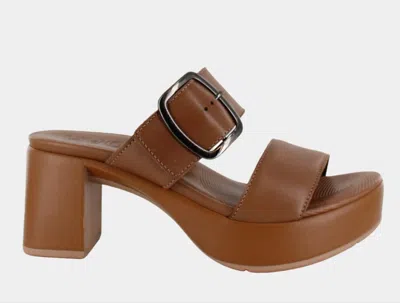 Naot Women's Celeb Leather Sandals In Caramel In Multi