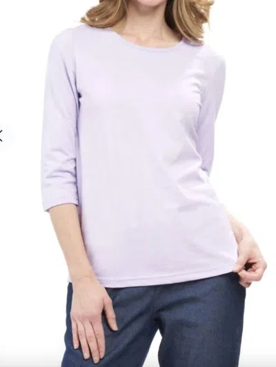 Sympli Go To Classic T Relax In Lavender In Multi