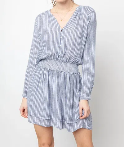 Rails Jasmine Linen Dress In Tibet Stripe In Multi