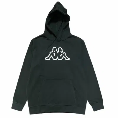 Kappa Men's Logo Fleece Aiok Hoodie In Black/black In Multi