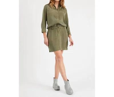 Etienne Marcel Tunic Dress In Military In Multi