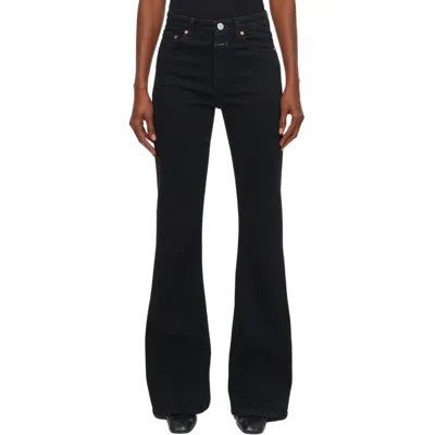 Closed Rawlin Flare Leg Jeans In Dark Grey In Grey