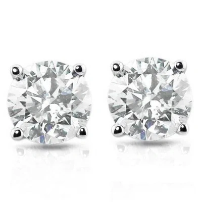 Pompeii3 1ct Diamond Studs Platinum In Multi