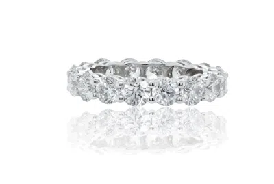 Diana M. 18k White Gold 3.75cts Diamond Ring