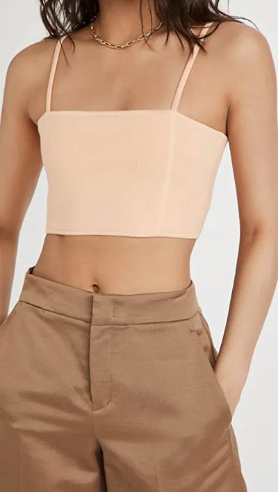 A.l.c Winnie Bra Top In Apricot In Multi