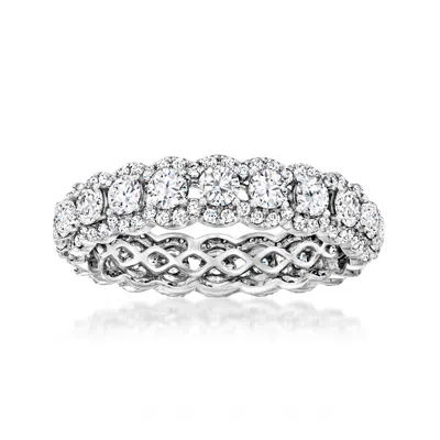 Ross-simons Diamond Eternity Band In 14kt White Gold