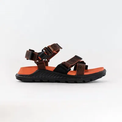 Ecco Men's Exowrap Sandals In Cognac In Multi