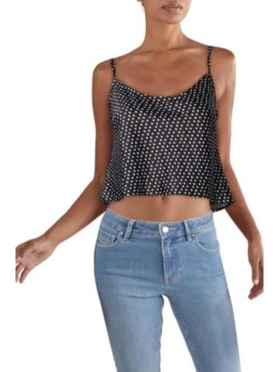 Aqua Womens Satin Printed Camisole In Multi