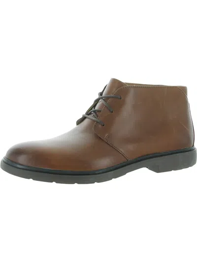 Unstructured By Clarks Un Tailor Mid Mens Leather Comfort Chukka Boots In Multi