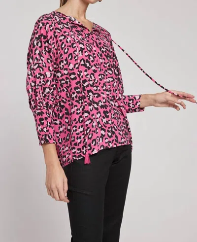 Tyler Boe Cassidy Silk Tie Top In Multi