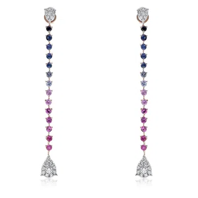 Diana M. Diamond Earrings In White