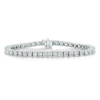 Vir Jewels 2 Cttw Si2-i1 Diamond Tennis Bracelet 14k White Gold Round Prong Set 7 Inch In White